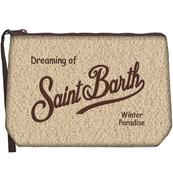 Pochette Mc2 Saint Barth in Teddy Avorio art. Aline Teddy 1118 EMB, foto 1 di 1