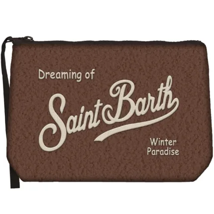 Pochette Mc2 Saint Barth in Teddy Marrone art. Aline Teddy 18 EMB