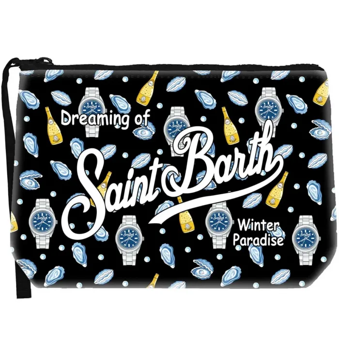 Pochette Mc2 Saint Barth Nera art. Aline W Sparkling Watch 00, foto 1 di 1