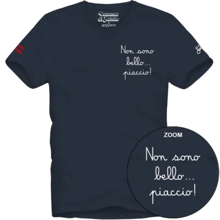 T Shirt Mc2 Saint Barth Blu art. Arnott Warm Vacanze Bello 61 EMB