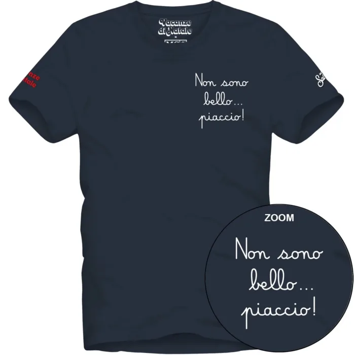 T Shirt Mc2 Saint Barth Blu art. Arnott Warm Vacanze Bello 61 EMB, foto 1 di 1