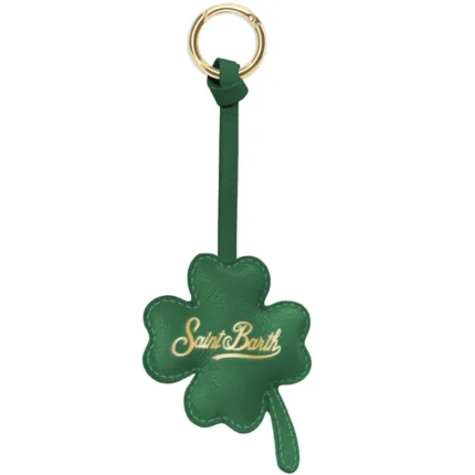 Portachiavi Mc2 Saint Barth Verde art. Bag Charm Leather Lucky 57
