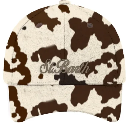 Cappellino Mc2 Saint Barth in Feltro Muccato art. Baseball Felt Cow 10 EMB