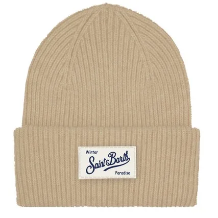 Cappellino in Lana Mc2 Saint Barth Beige art. Berry W SBW 11 Beige