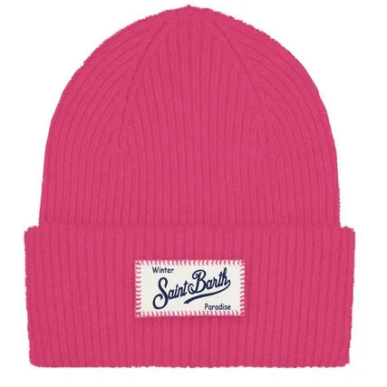 Cappellino in Lana Mc2 Saint Barth Fucsia art. Berry W SBW 77 Fucsia