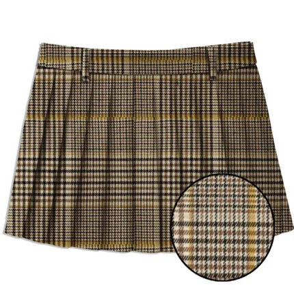 Mini Gonna A Pieghe Mc2 Saint Barth Beige Fantasia Tartan art. BLAY FLANNEL fantasia/print TARTAN 11