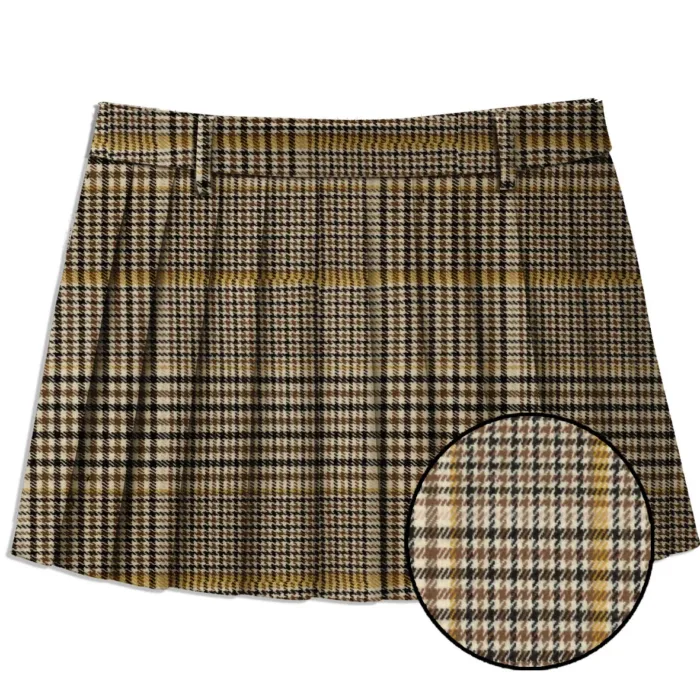 Mini Gonna A Pieghe Mc2 Saint Barth Beige Fantasia Tartan art. BLAY FLANNEL fantasia/print TARTAN 11, foto 1 di 1