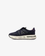 Sneakers Premiata Donna in Nylon e Camoscio Blu  art. Cassie 7680 - immagine 5