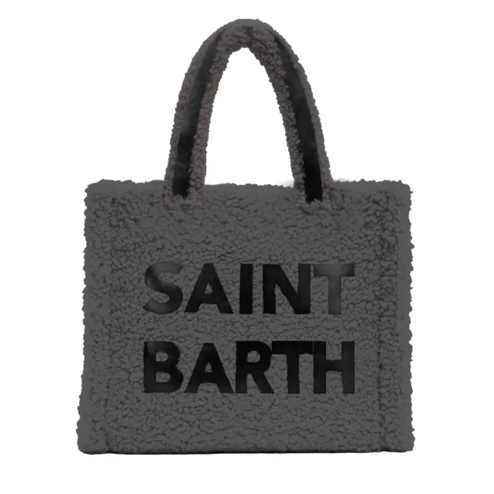 Borsa A mano Media Mc2 Saint Barth Nera art. Colette Teddy Maxi Logo 00L, foto 1 di 1