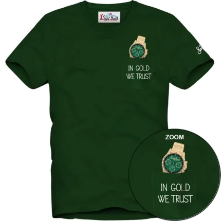 T-shirt Mc2 Saint Barth Verde art. Connor Gold Trust 51 EMB