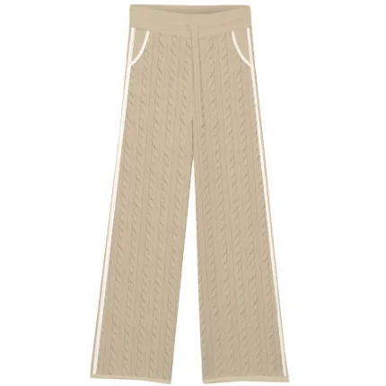 Pantalone in Maglia Mc2 Saint Barth Beige Trecce art. DINARD 11 BEIGE
