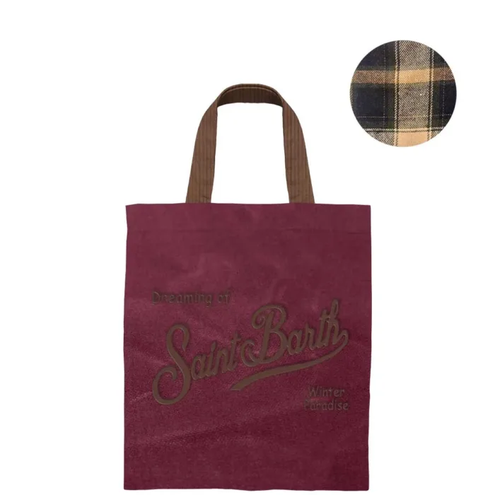 Borsa A Mano Piccola Mc2 Saint Barth Bordeaux art. Essential Mini Wax W 4518 Emb, foto 1 di 1