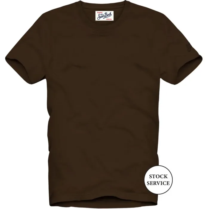 T-shirt Mc2 Saint Barth Marrone art. Every 18H DARK BROWN, foto 1 di 1