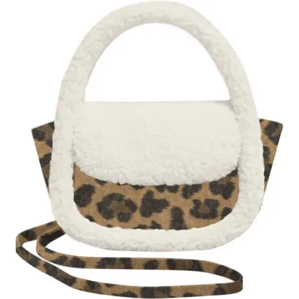 Borsa A mano Piccola Mc2 Saint Barth in Feltro Leopardato art. Gilda Mutton Felt Leopard Midi 18 EMB