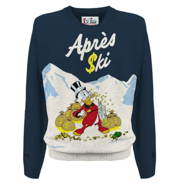 Maglione Girocollo Uomo Mc2 Saint Barth Blu art. Heron C Scrooge Apres Money 61, foto 1 di 1
