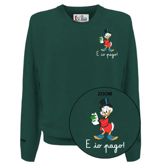 Maglione Girocollo Uomo Mc2 Saint Barth Verde art. Heron Light Embry Scrooge Pago 51, foto 1 di 1