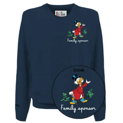 Maglione Girocollo Uomo Mc2 Saint Barth Blu art. Heron Light Embry Scrooge Sponsor 61