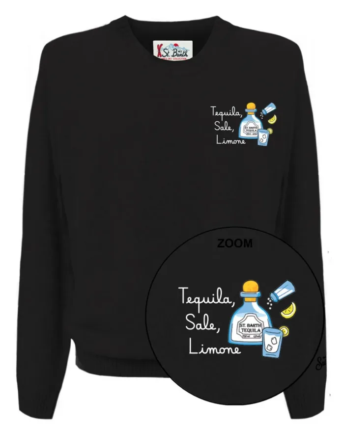 Maglione Girocollo Uomo Mc2 Saint Barth Nero art. Heron Light Embry Tequila Sale Limone 00, foto 1 di 1