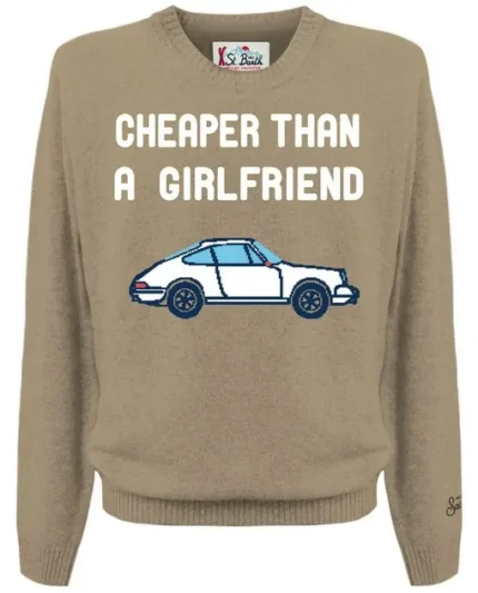 Maglione Girocollo Mc2 Saint Barth Beige art. Heron Cheaper Than Car 12