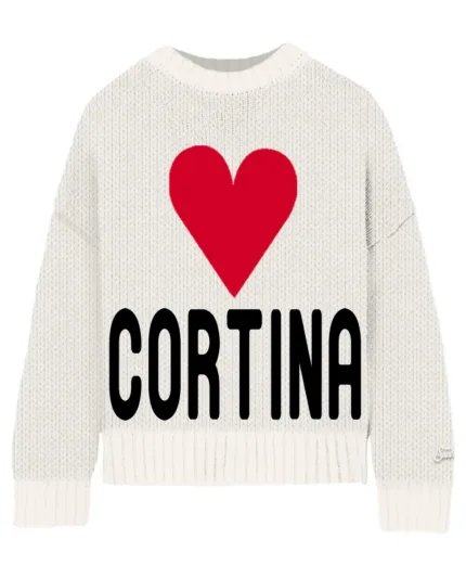 Maglione Girocollo Mc2 Saint Barth Panna art. Kyla Big Cortina 10