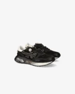 Sneakers Premiata Donna in Pelle e Camoscio Nero art. Lauryn 7803 - immagine 4