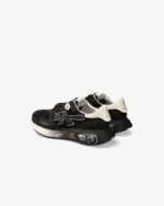 Sneakers Premiata Donna in Pelle e Camoscio Nero art. Lauryn 7803 - immagine 3