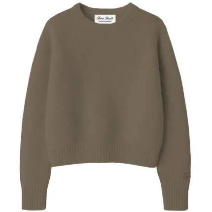 Maglione Girocollo in Alpaca Mc2 Saint Barth Beige art. LUCILLE SOFT 13 NUT