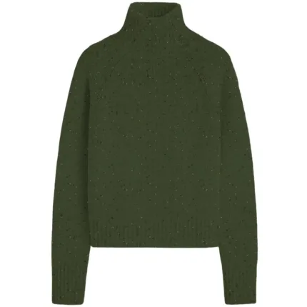 Maglione Collo Alto Mc2 Saint Barth Verde Militare art. MEGHAN DONEGAL 52 MILITARY