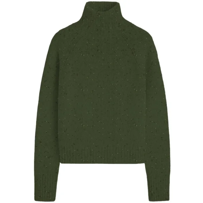 Maglione Collo Alto Mc2 Saint Barth Verde Militare art. MEGHAN DONEGAL 52 MILITARY, foto 1 di 1