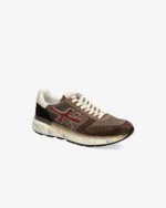 Sneakers Premiata Uomo in Camoscio E Nylon Marrone art. Mick 7714 - immagine 2