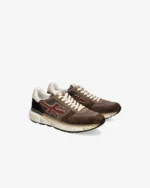 Sneakers Premiata Uomo in Camoscio E Nylon Marrone art. Mick 7714 - immagine 4