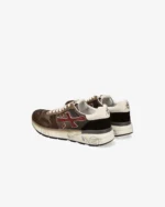 Sneakers Premiata Uomo in Camoscio E Nylon Marrone art. Mick 7714 - immagine 3
