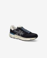 Sneakers Premiata Uomo in Camoscio Blu art. Mick 7716 - immagine 2