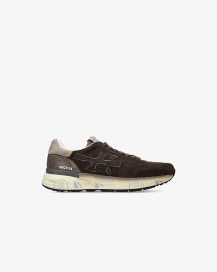 Sneakers Premiata Uomo in Camoscio Marrone art. Mick 7898