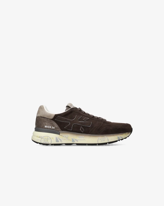 Sneakers Premiata Uomo in Camoscio Marrone art. Mick 7898, foto 1 di 6