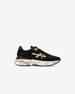 Sneakers Premiata Donna in Camoscio Nero art. Moerund 7799