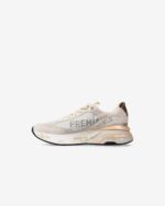 Sneakers Premiata Donna in Camoscio Beige e Cavallino art. Moerund 7800 - immagine 2