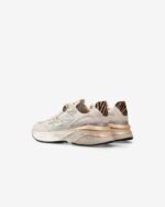 Sneakers Premiata Donna in Camoscio Beige e Cavallino art. Moerund 7800 - immagine 4