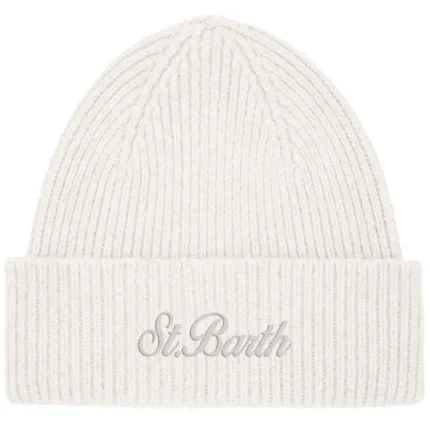 Cappellino in Lana Mc2 Saint Barth Avorio art. Moss Wool 10 Off White