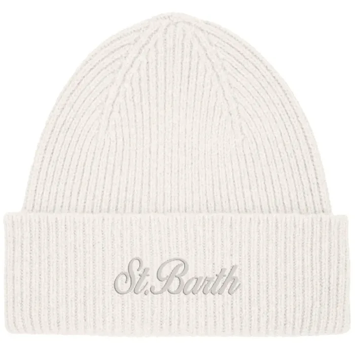 Cappellino in Lana Mc2 Saint Barth Avorio art. Moss Wool 10 Off White, foto 1 di 1