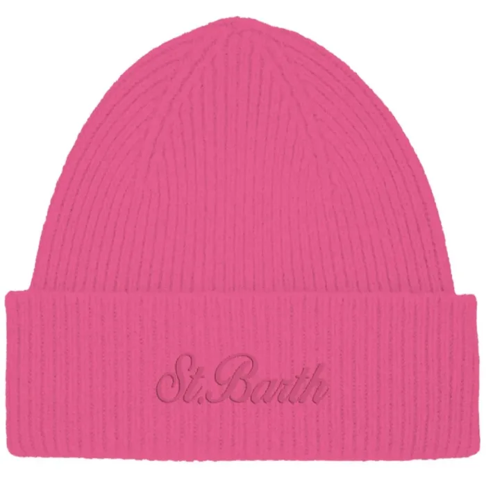 Cappellino in Lana Mc2 Saint Barth Fucsia art. Moss Wool 77 Fucsia, foto 1 di 1