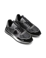 Sneakers Uomo Philippe Model Olympique In Camoscio Nero e Pelle Grigia art. OYLU FR03 - immagine 2