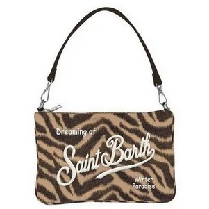 Pochette Piccola con Manico Mc2 Saint Barth Zebrata Felt art. Parisienne Mini Felt Zebra 1118 emb