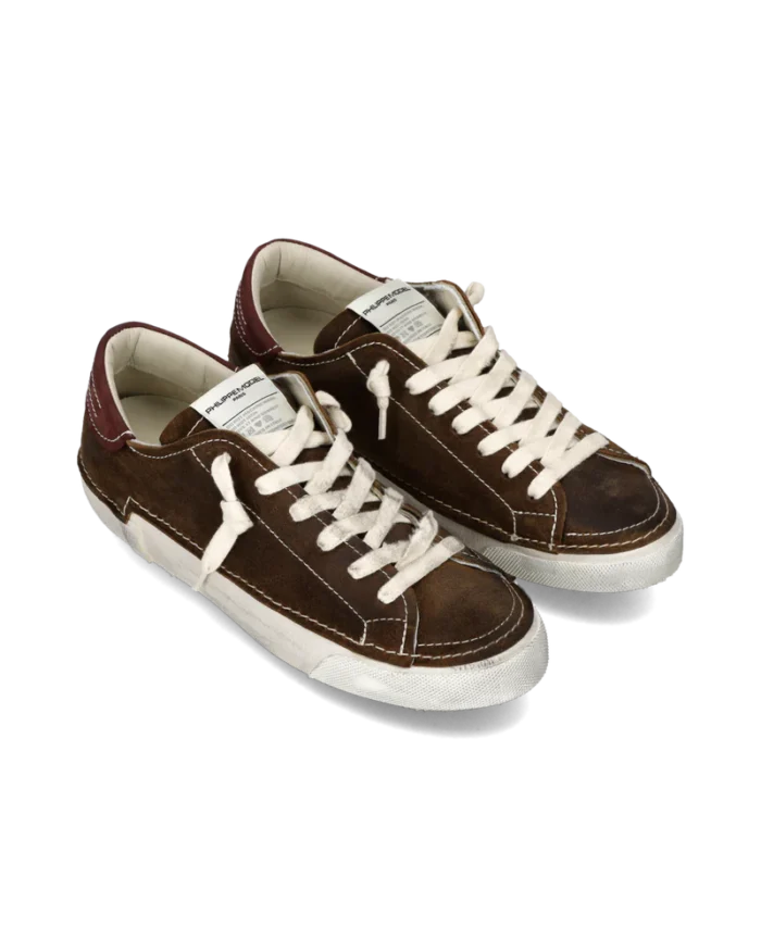 Sneakers Uomo Philippe Model Paris Prsx In Camoscio Marrone art. PRLU DG03, foto 2 di 6