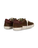 Sneakers Uomo Philippe Model Paris Prsx In Camoscio Marrone art. PRLU DG03 - immagine 4