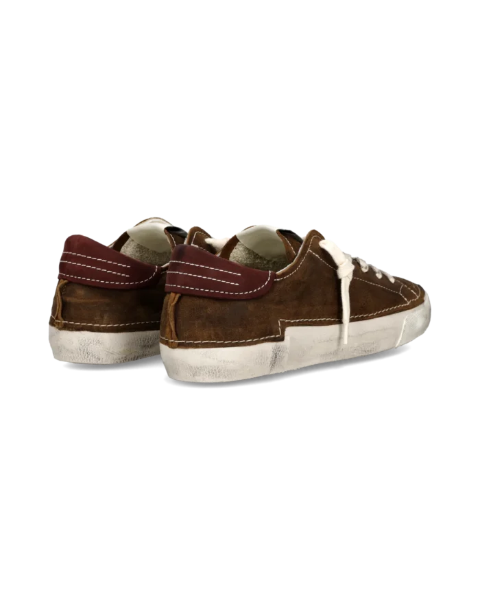 Sneakers Uomo Philippe Model Paris Prsx In Camoscio Marrone art. PRLU DG03, foto 4 di 6
