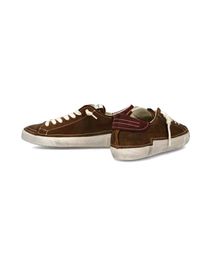 Sneakers Uomo Philippe Model Paris Prsx In Camoscio Marrone art. PRLU DG03, foto 5 di 6