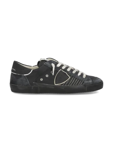 Sneakers Uomo Philippe Model Paris Prsx In Camoscio Nero art. PRLU XP09