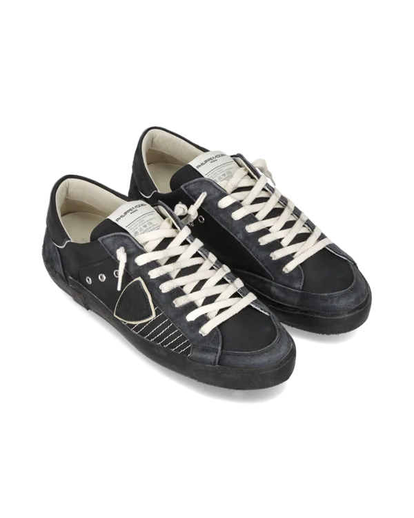 Sneakers Uomo Philippe Model Paris Prsx In Camoscio Nero art. PRLU XP09, foto 2 di 3