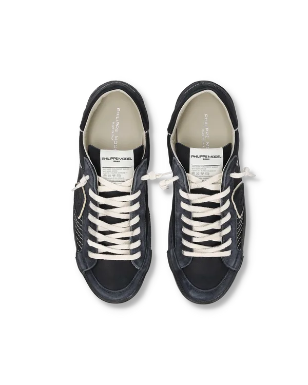 Sneakers Uomo Philippe Model Paris Prsx In Camoscio Nero art. PRLU XP09, foto 3 di 3